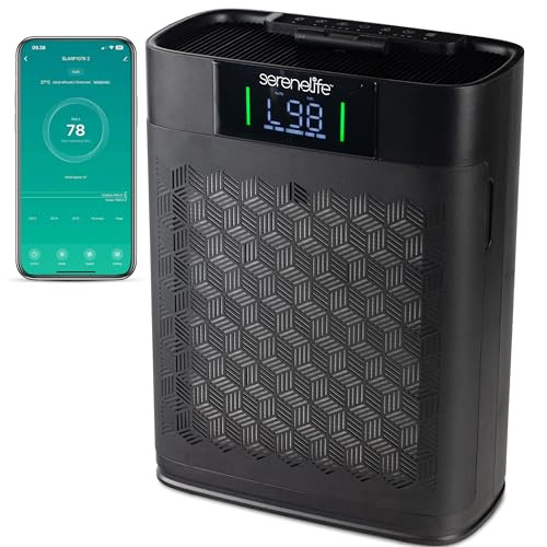 SereneLife HEPA Ultra-Quiet Smart WiFi Air Purifier