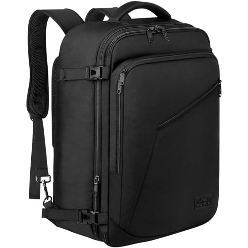 MATEIN Extra Large Carry on Backpack, 40L, Black