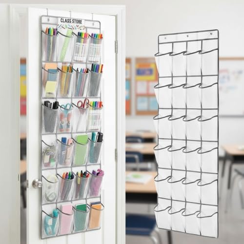 24-Pocket Classroom Hanging Organizer