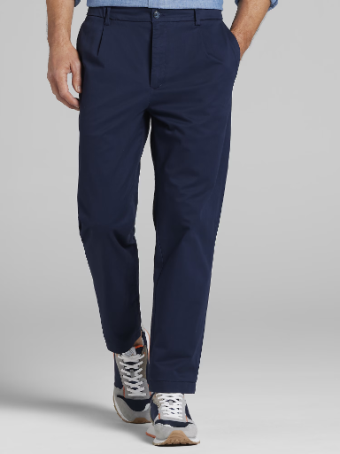 Joseph Abboud Men's Comfort Stretch Chino Pleated Pants