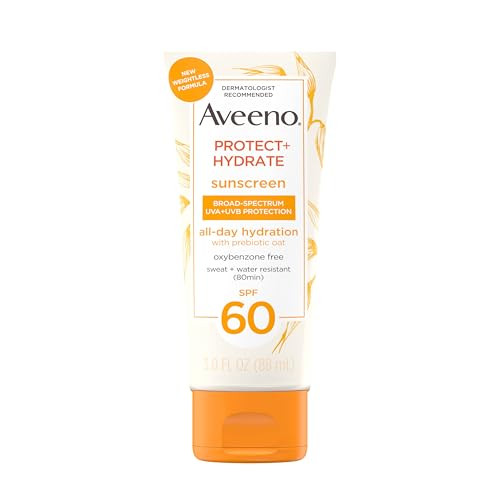 Aveeno Protect + Hydrate Moisturizing SPF 60 Body Sunscreen Lotion