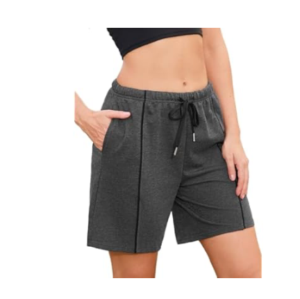Quenteen Women's Cotton Lounge Sweat Shorts