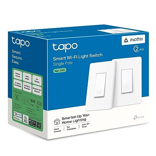 TP-Link Tapo S505 Smart WiFi Light Switch 2-Pack Deal