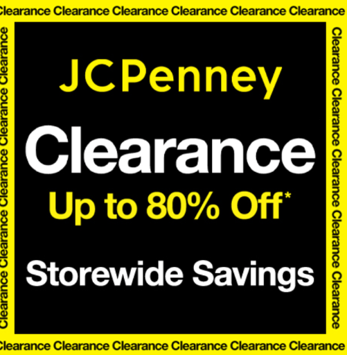JCPenney Clearance Sale