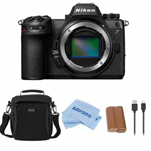 Nikon Z6III Mirrorless Camera Bundle with EN-EL15c Battery, Alpine 120 Shoulder Bag, Cleaning Cloth