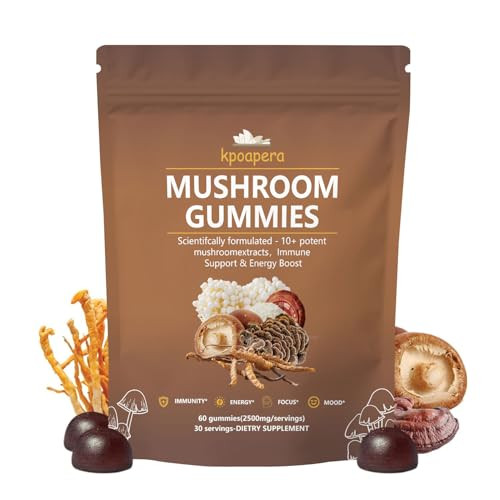 Mushroom Gummies for Immune Support and Energy Boost