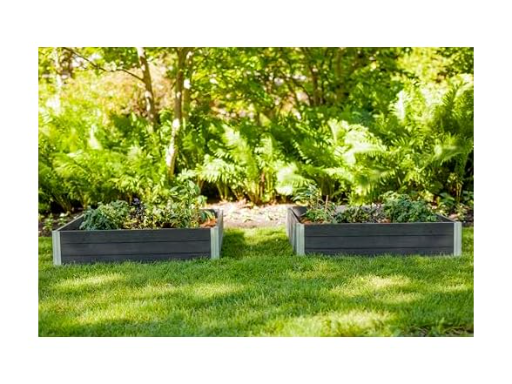 VITA Urbana Garden Vinyl Raised Garden Beds (2-Pack)