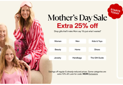 Macy's Mother's Day Sale