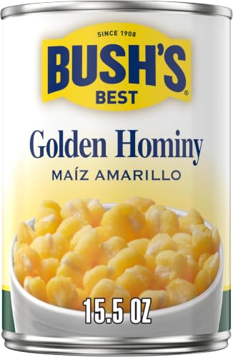 Bush's Golden Hominy 15.5 oz (Pack of 6)