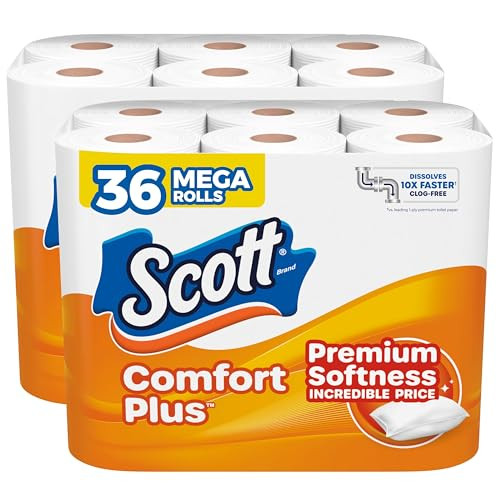 Scott ComfortPlus Toilet Paper Mega Rolls