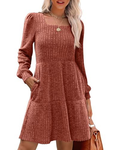 SAMPEEL Square Neck Dresses