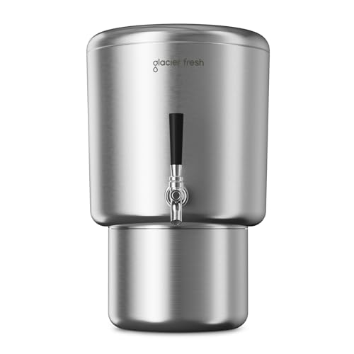 GLACIER FRESH PC04 Gravity-Fed Countertop Water Filtration System Deal