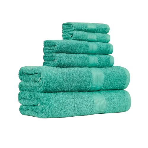 Amazon Basics Fade-Resistant Oversize Washcloth 24-Pack