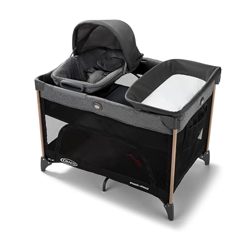 Graco Pack 'n Play Close2Baby Playard w/ Baby Bassinet, Changing Table & Portable Infant Seat (Milan) Deal