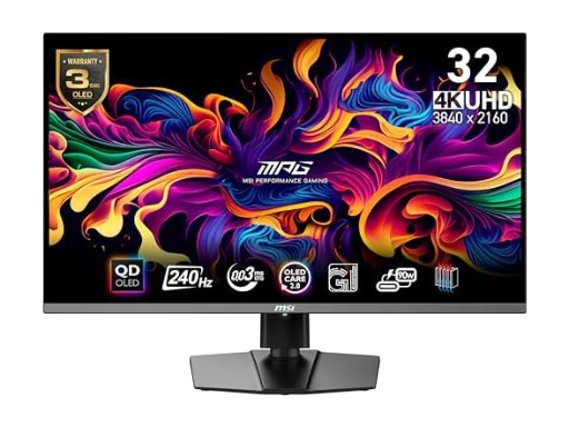 Refurbished 32" MSI MPG 321URX 4K UHD QD-OLED Gaming Monitor