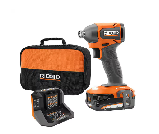 RIDGID 18V SubCompact Brushless Cordless Impact Driver Kit