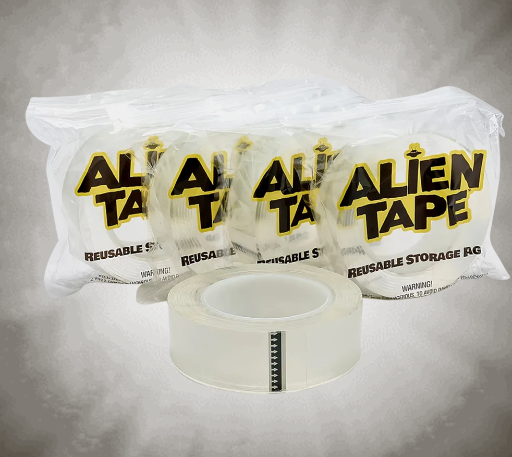 Reusable Alien Tape Rolls with Nano-Grip Tech - 5 Pack
