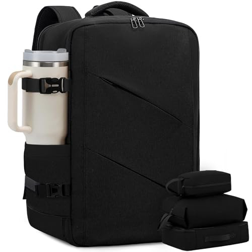 LOVEVOOK 40L Travel Carry-on Backpack with Packing Cubes