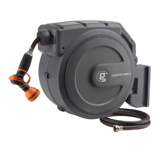 Giraffe Tools Retractable Garden Hose Reel