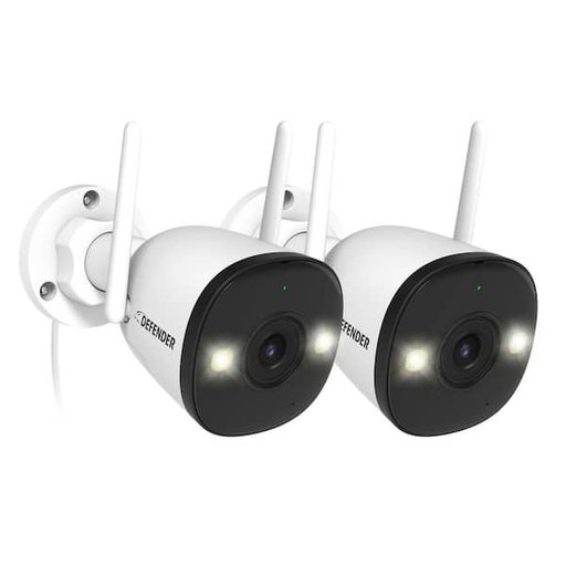 Defender AI Powered 4K Guard Pro Security Camera 2-Pack