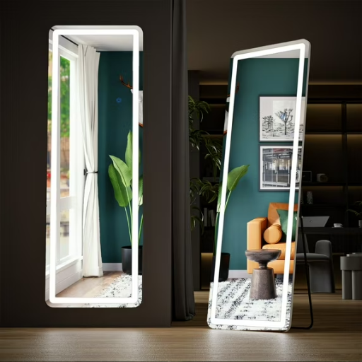 MAYEERTY Full Length LED-Lighted Mirror