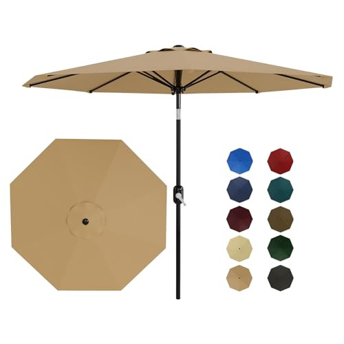 Garvee 9Ft Patio Umbrella