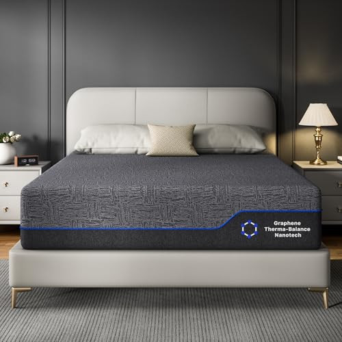 AMADA HOMEFURNISHING 12 Inch Queen Size Memory Foam Mattress