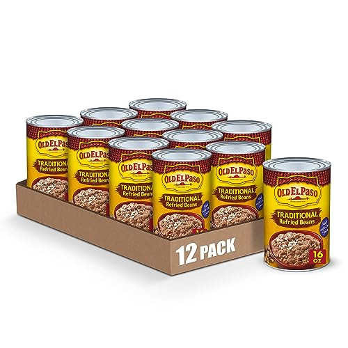 Old El Paso Traditional Canned Refried Beans (12-pack)