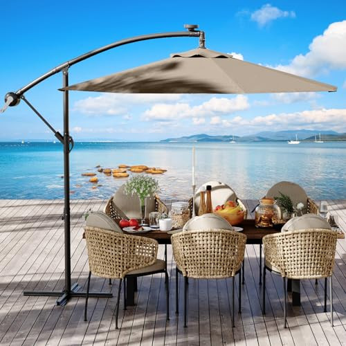 Outdoor Offset Patio Umbrella