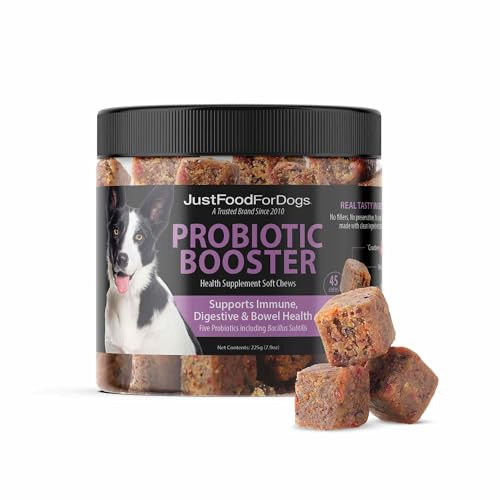 JustFoodForDogs Probiotic Booster Soft Chews for Dogs