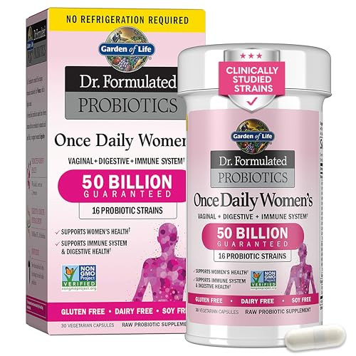 Garden of Life Once Daily Dr. Formulated Probiotics for Women, 30 Count