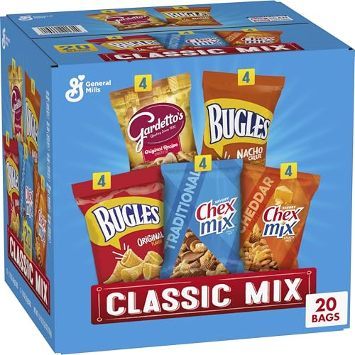 General Mill's Classic Mix Snack Variety Pack, 20 Count