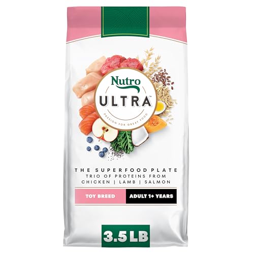 Nutro Ultra Toy Breed Adult Dry Dog Food, Chicken, Lamb & Salmon 3.5-lb
