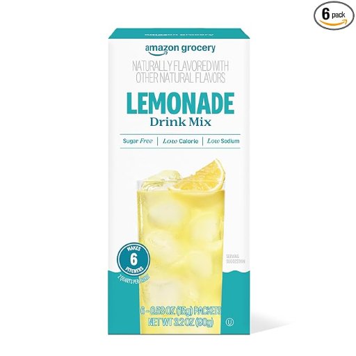 Amazon Grocery Lemonade Drink Mix 6-Count