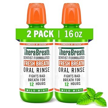 TheraBreath Fresh Breath Mouthwash 2-Pack