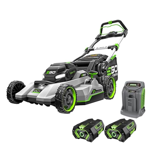EGO Power+ Electric Lawn Mower with (2) 56V 4.0Ah Batteries
