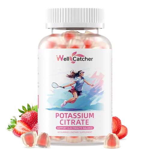 Potassium Gummies Supplement, 60 Count