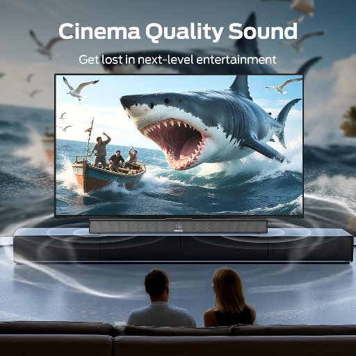 Monster Soundbar SB100 Sound Bar for Smart TV