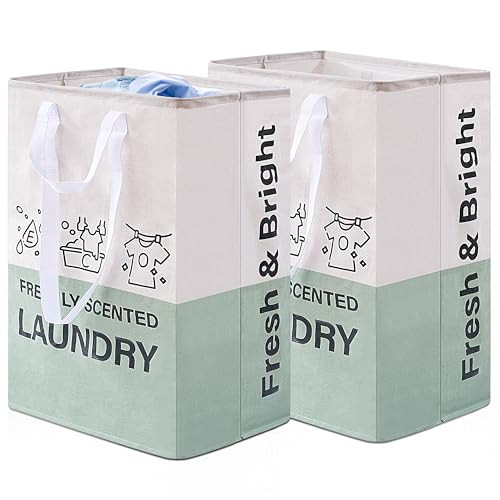 2-Pack 92-Liter ELONG HOME Collapsible Laundry Basket w/ Handles
