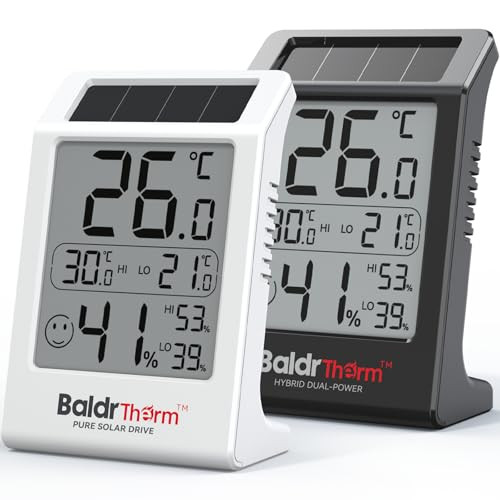 2 Pack - BaldrTherm Humidity Meter Hygrometer