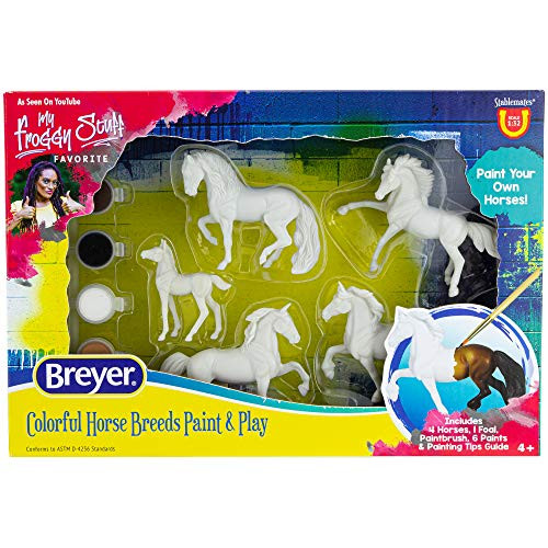 Breyer Horses Stablemates Horse Crazy Colorful Breed Paint Set