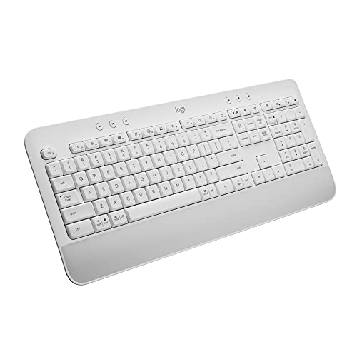 Logitech Signature K650 Comfort Full-Size Wireless Keyboard with Wrist Rest Off White Deal