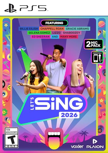 Let’s Sing 2026 + 2 Mics (PlayStation 5)