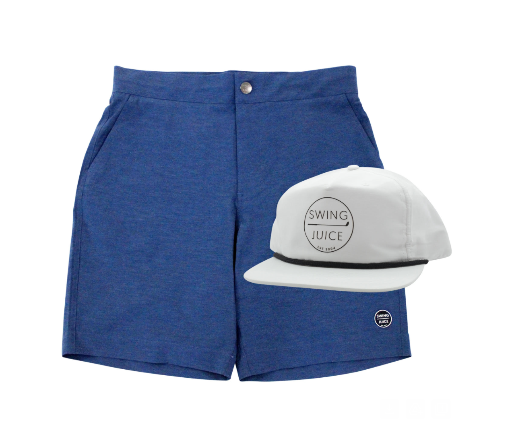 SwingJuice Men's Short & Rope Hat Bundle