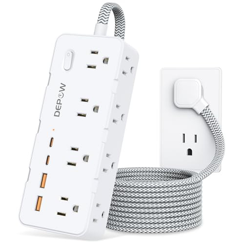 Depow Power Strip Surge Protector