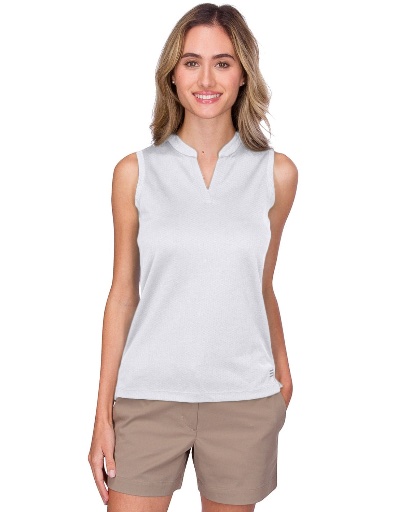 Three Sixty Six Women's Waffle Golf Polo