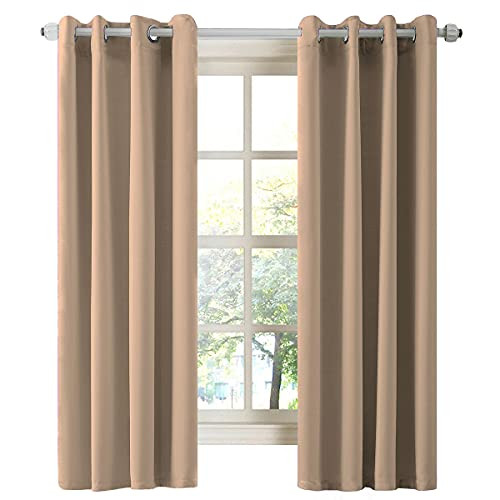 LA PALMA Thermal Insulated Blackout Curtains (2 Panels)