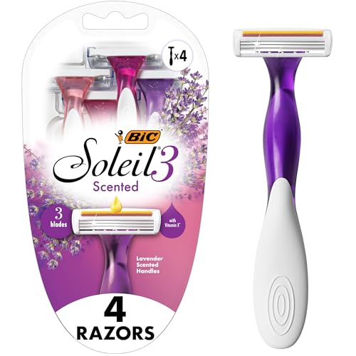 BIC Soleil 3 Scented Women's Disposable 3-Blade Razors 4-Pack