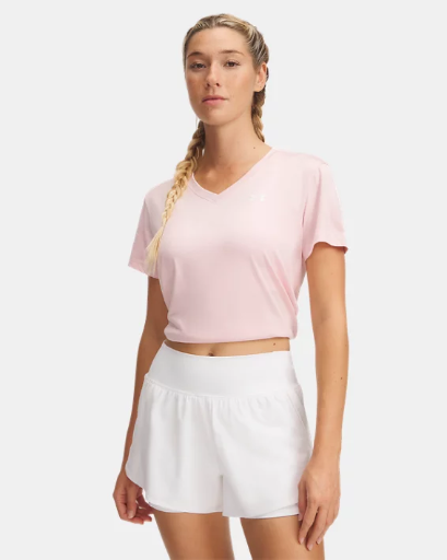 UA Women's Tech Twist V-Neck Short Sleeve Tee