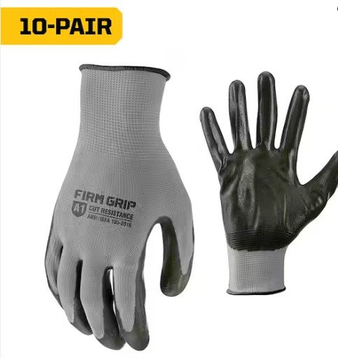Firm Grip Nitrile Coated Gloves